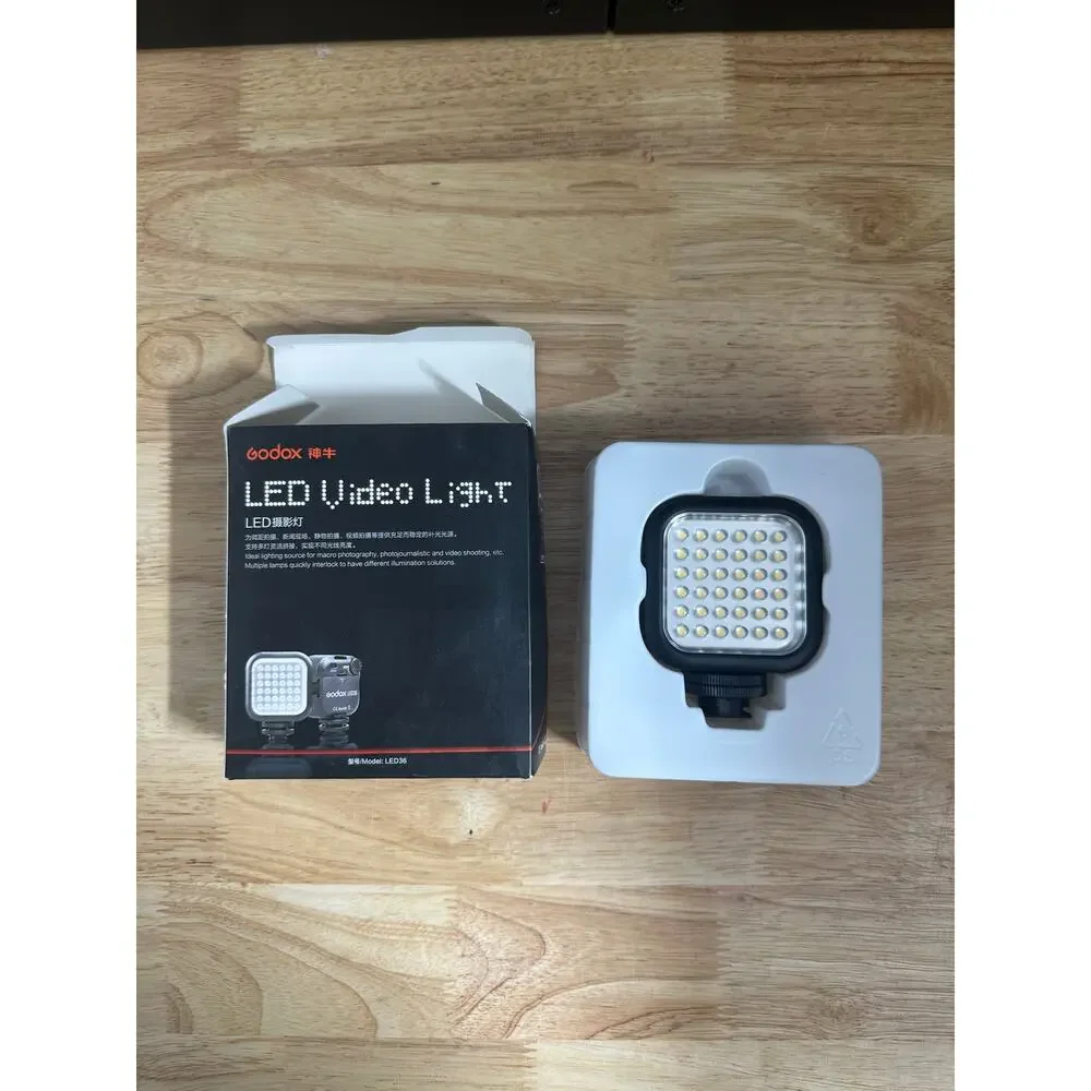 Godox LED64 Lightweight Portable Video Light 64 LED Lights fr DSLR Cam Camcorder